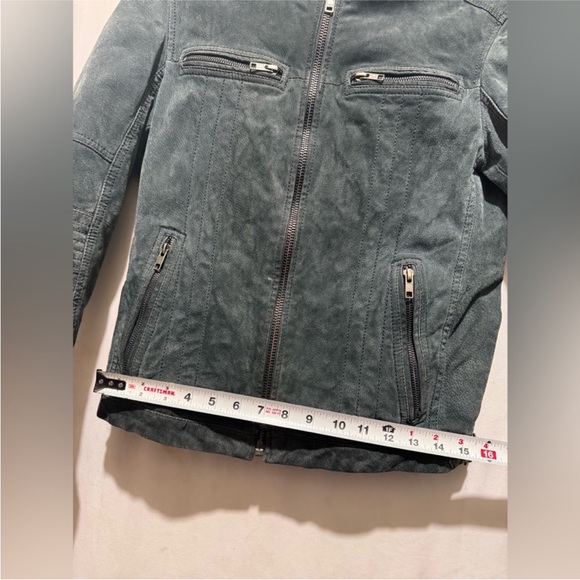 Danier Charcoal Suede Jacket - Picture 8 of 12